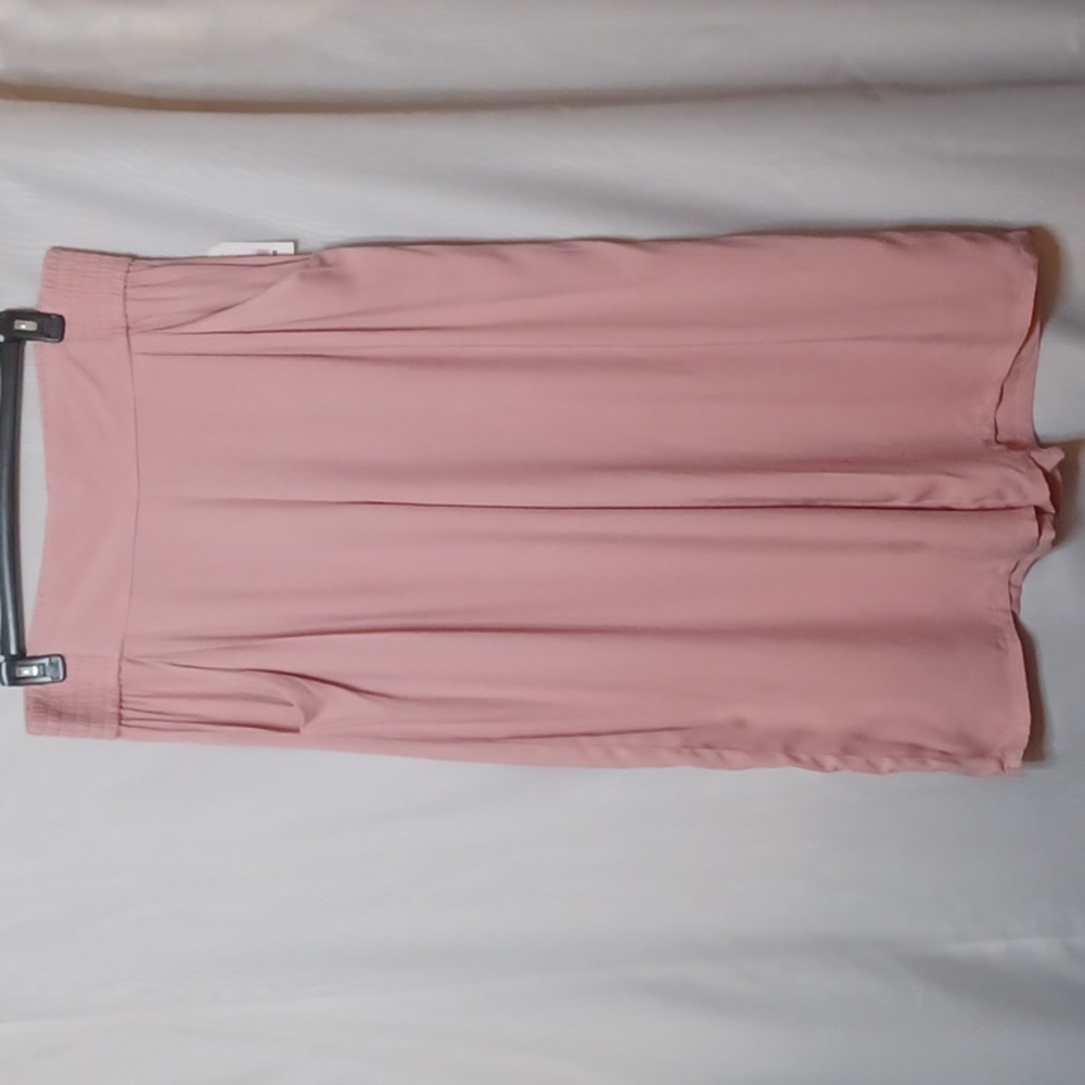 TIME And TRU Women's Pink Wide Leg Crop Pants. Size XL(16-18)